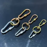 Вращающаяся пряжка, прочная цепная пряжка, поворотный замок на 360 градусов, противоотрывной болт для овец, универсальная страховка