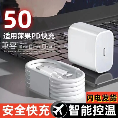 熊遇适用苹果PD60闪充充电器