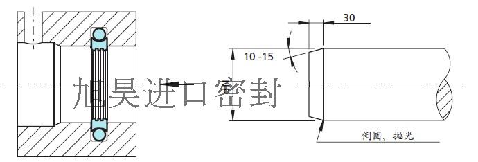 新进口优质台湾PG格莱圈液压油缸孔用密封圈MSF2700 2750 2800 厂