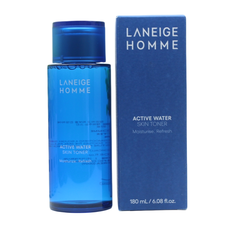 韩国正品 Laneige/兰芝舒润男士爽肤水乳液2件套盒礼品套装 - 图0