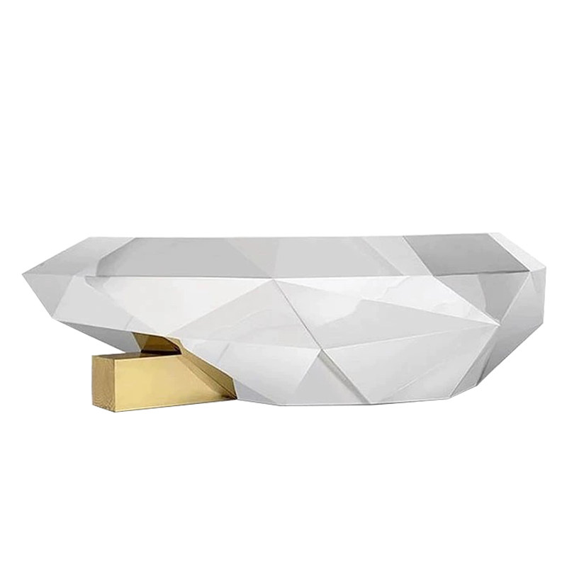 意式轻奢不锈钢茶几客厅家用小户型别墅高端样板房异形设计咖啡桌,淘宝优惠券,粉丝福利购,淘宝优惠卷