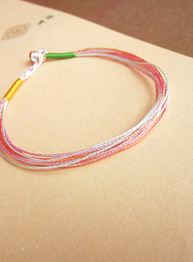 民族风手工编织端午手绳手链