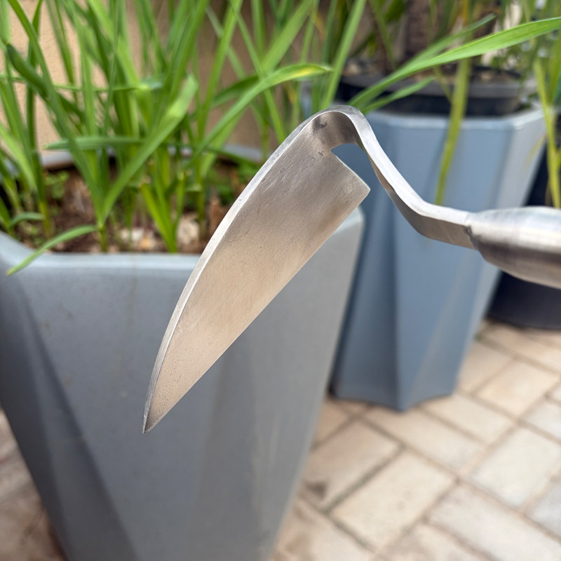 小锄头整体实心不锈钢尖头锄家用种花种菜园艺工具锄草松土压土,淘宝优惠券,粉丝福利购,淘宝优惠卷