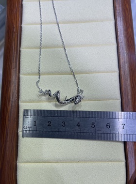 项链配件本命年S925灵蛇吊坠