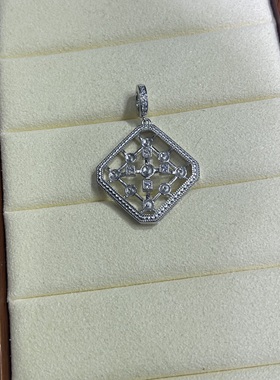 ins棋盘格子项链珍珠吊坠配件