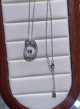 福豆珍珠吊坠配件s925纯银