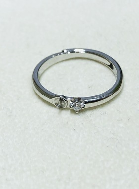 国产戒指其他单钻配件日韩女