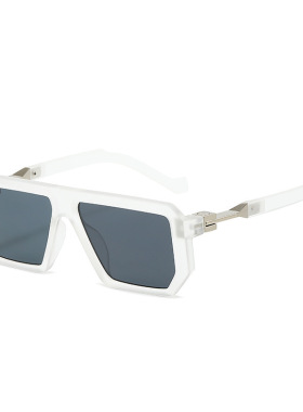 新款欧美复古方形太阳镜小红书ins跨境潮流时尚街拍男女个性墨镜