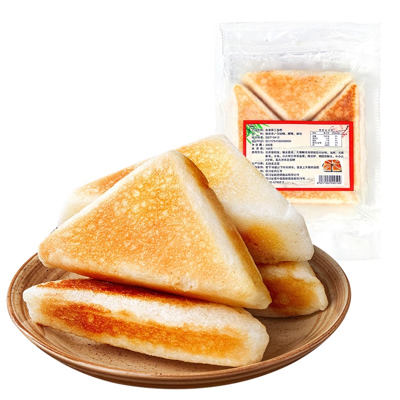 赵老师三角粑发糕米糕粑粑成品即食早餐代餐熟食手工面点川渝特产 - 图3