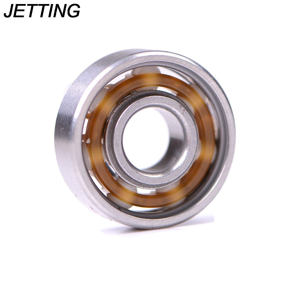 Ceramic Alloy Inline Speed Black 608 Ball Bearing For Finger - 图0