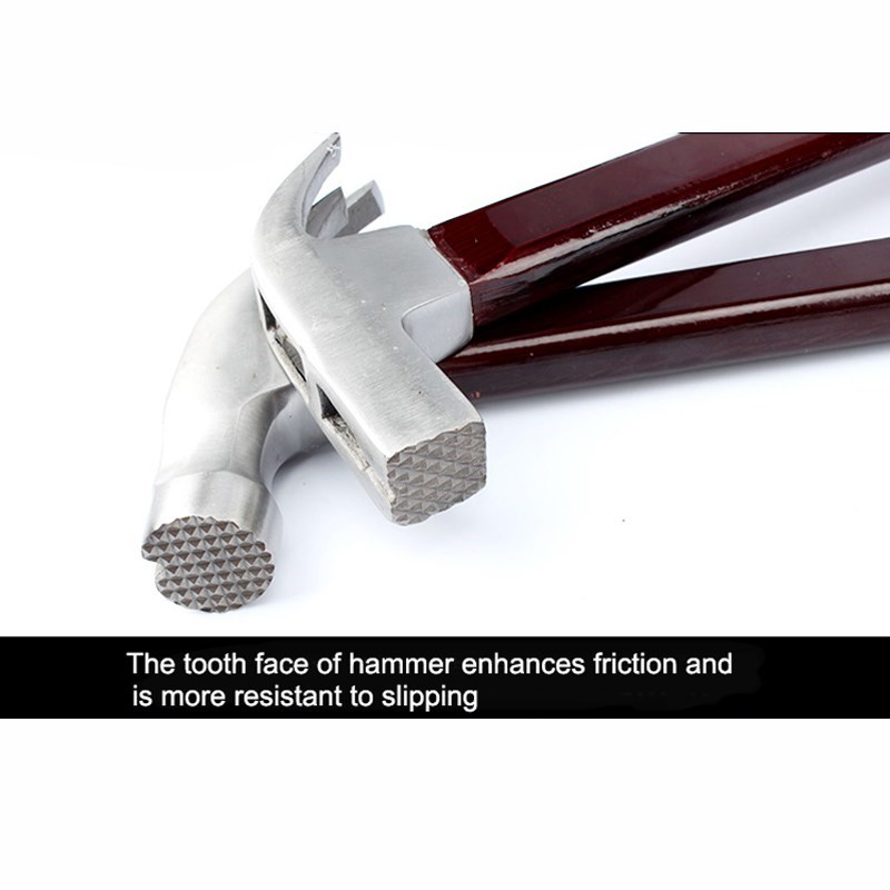 UNeefull Multi-function Homehold Hammer round head, square h - 图0