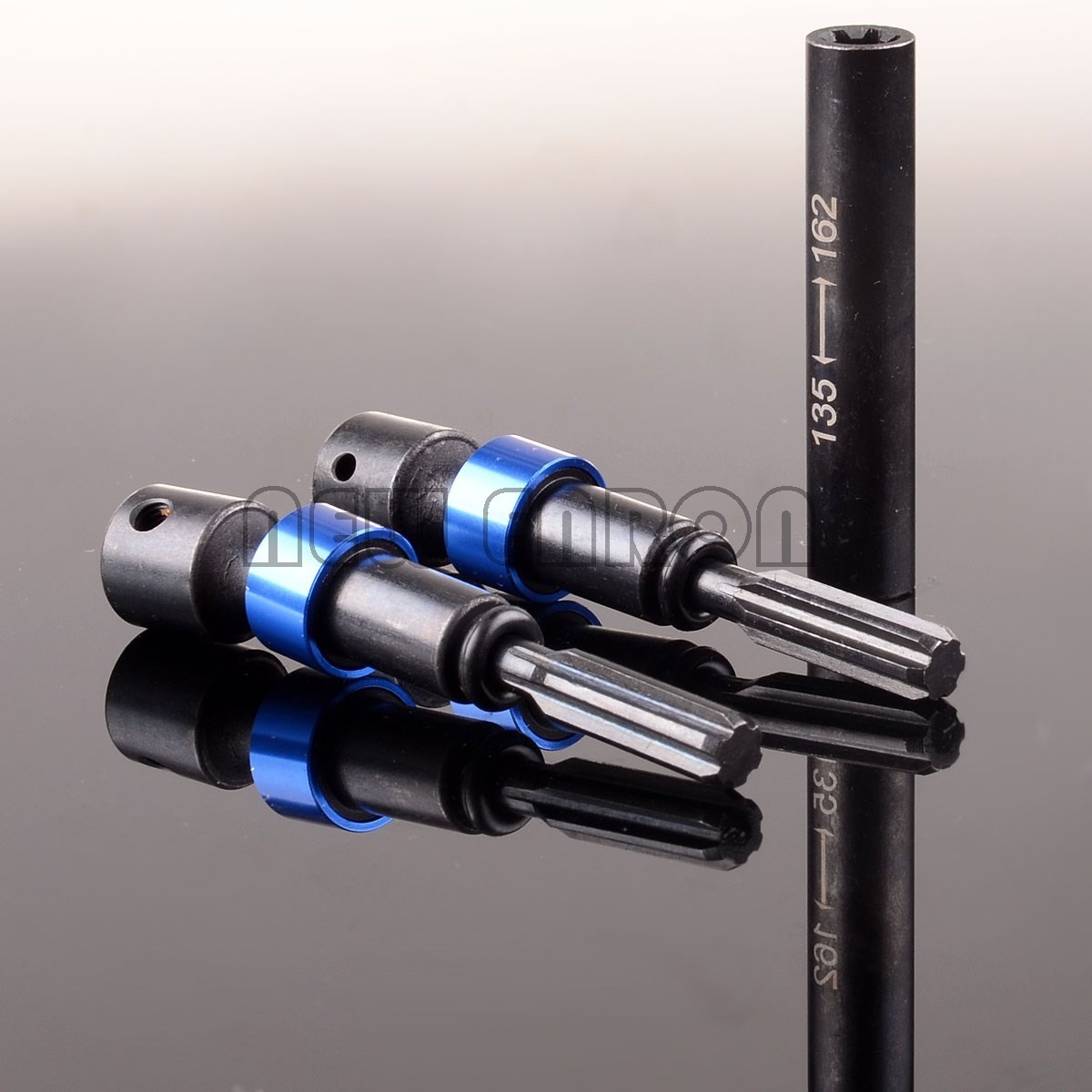 1Pc AX31114 Hard Steel Rear Main DriveShaft 135-162MM For RC - 图2