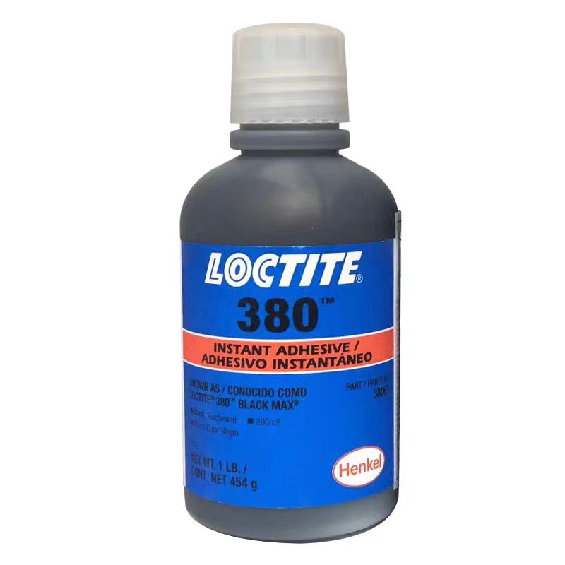 乐泰380黑色瞬干胶 正品382 382HV高强度瞬干胶粘接橡胶金属 - 图0