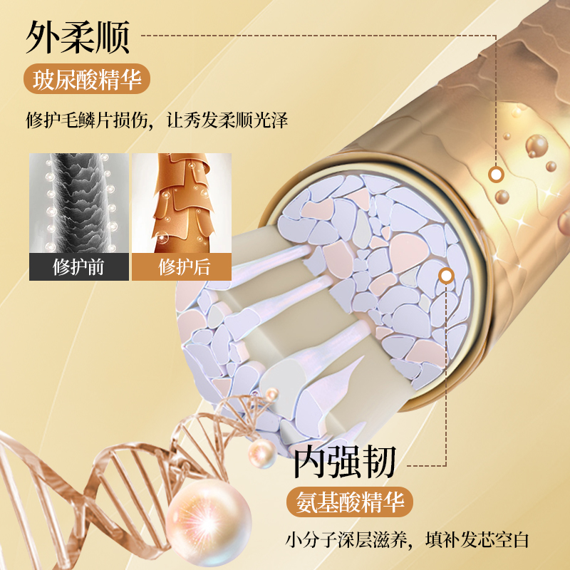 柏丽丝正品氨基酸深层焗油护理发膜膏修复干枯烫染顺滑改善毛躁 - 图2