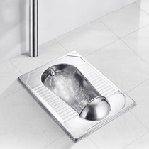 304 Stainless Steel Squat Toilet Squatting Pit Type stool Deodorant Prison Guards Public Health Water tank suit
