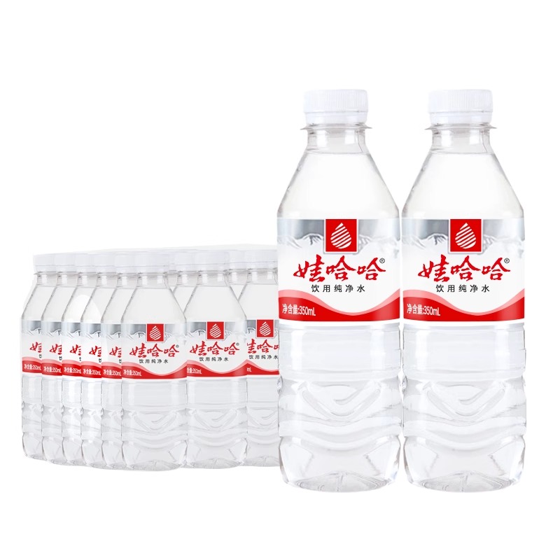 娃哈哈饮用纯净水350ml*24瓶整箱装国货非矿泉水商超同款新鲜日期 - 图3