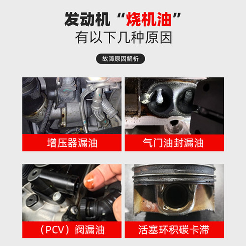 汽车活塞环释放剂治理烧机油抗磨保护剂清洗发动机油泥除积碳降噪 - 图3