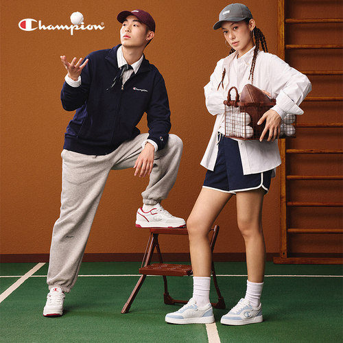 Champion冠军板鞋2025年秋冬新款厚底小白鞋女款男女同款运动鞋子 - 图2