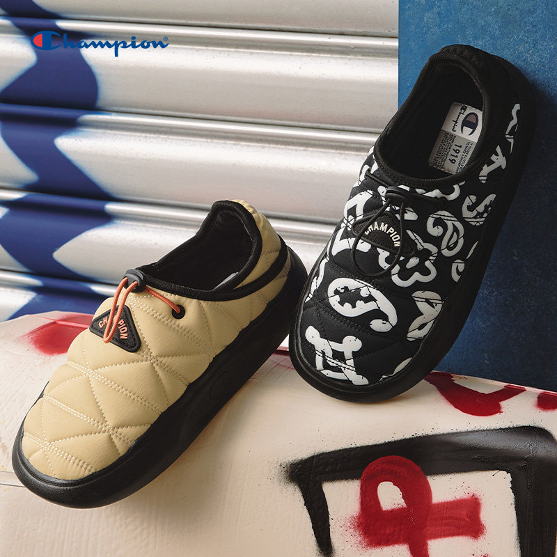 Champion冠军拖鞋25秋冬新款菠萝拖女全包厚底棉拖鞋男时尚休闲鞋,淘宝优惠券,粉丝福利购,淘宝优惠卷