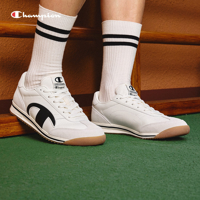 Champion冠军板鞋男25秋冬新款复古德训鞋情侣运动鞋潮牌休闲跑鞋,淘宝优惠券,粉丝福利购,淘宝优惠卷