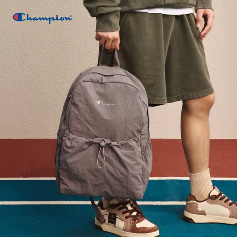 Champion冠军双肩包女夏季新款书包男休闲户外校园背包通勤包轻便 图片 3
