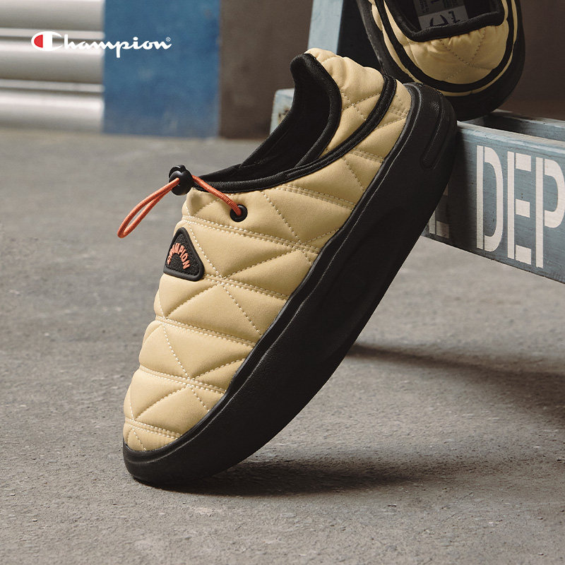 Champion冠军拖鞋25秋冬新款菠萝拖女全包厚底棉拖鞋男时尚休闲鞋,淘宝优惠券,粉丝福利购,淘宝优惠卷