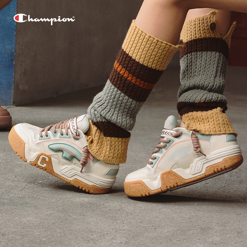 【宋亚轩同款】Champion冠军板鞋齿轮面包鞋休闲鞋 - 图1