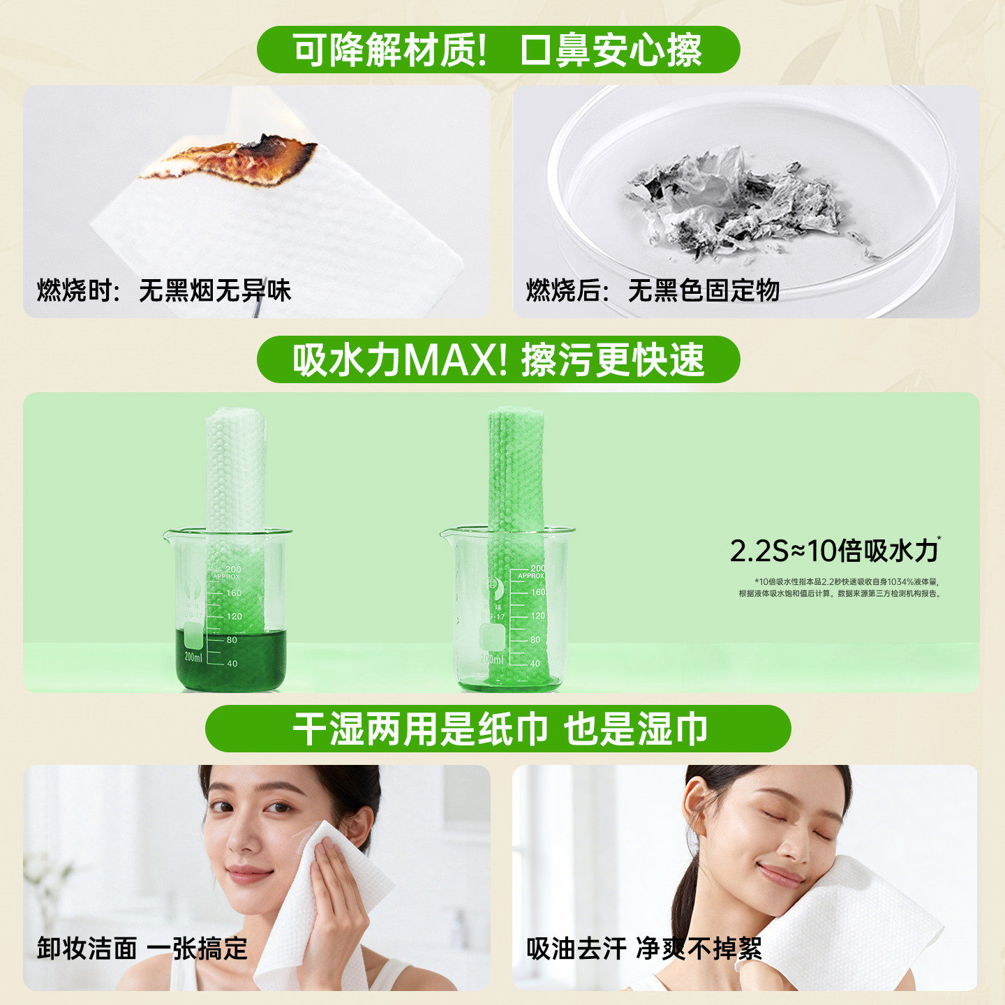 答菲一次性洗脸巾男女士专用抽取壁挂式干湿两用洁面绵柔巾擦脸巾