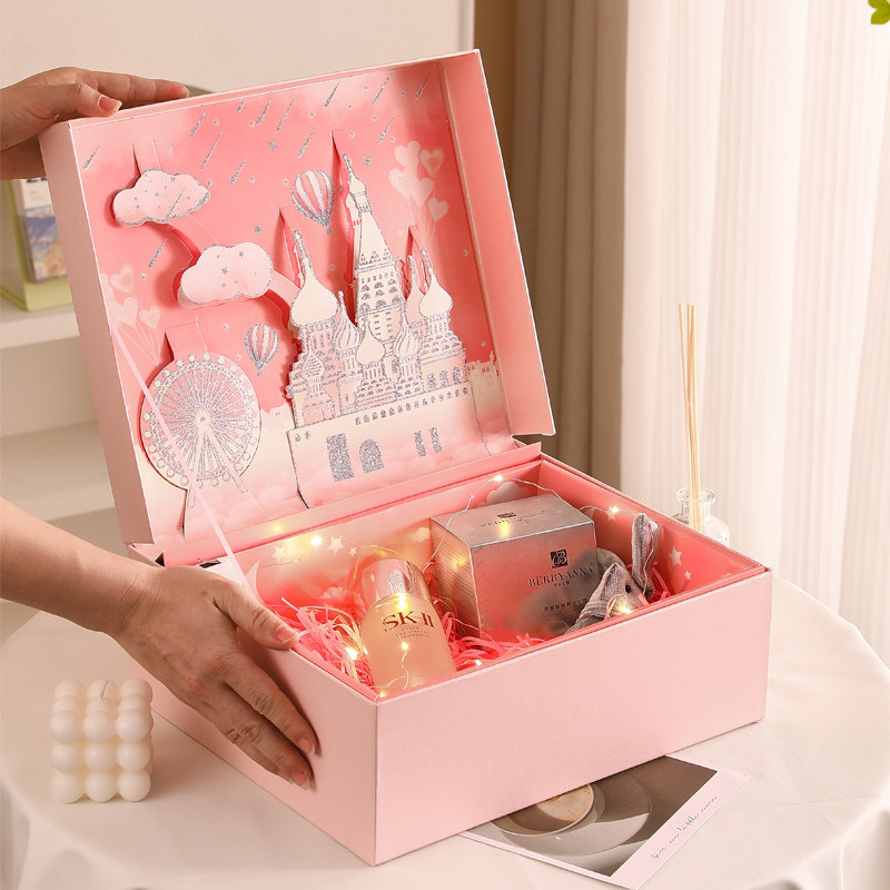 礼物盒创意礼盒包装盒高级生日礼品盒空盒子仪式感小众精美送男生,淘宝优惠券,粉丝福利购,淘宝优惠卷