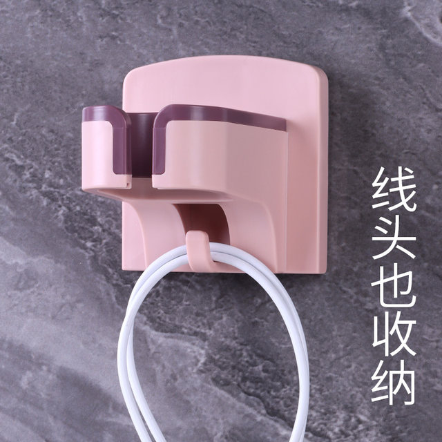 Wall hair rack bathroom bathroom without punching