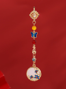 马面配饰珍珠订婚珍珠挂件吊坠