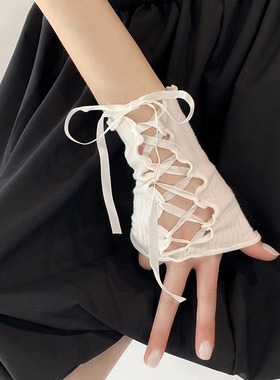 儿童爵士舞配饰露指短款手套