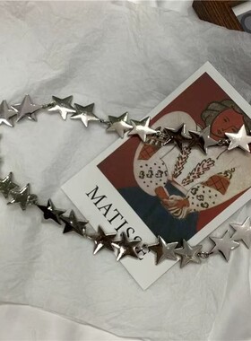 甜美星星金属细腰链显瘦百搭