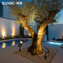 Shooting Tree Light Outdoor Waterproof Villa Courtyard Inserted lamp Spotlight Outdoor Landscape Grass Terrace Lamp Garden Brightening of the tree lamp