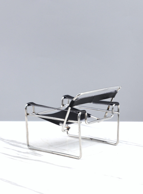 ins风金属皮革迷你椅子艺术摆件