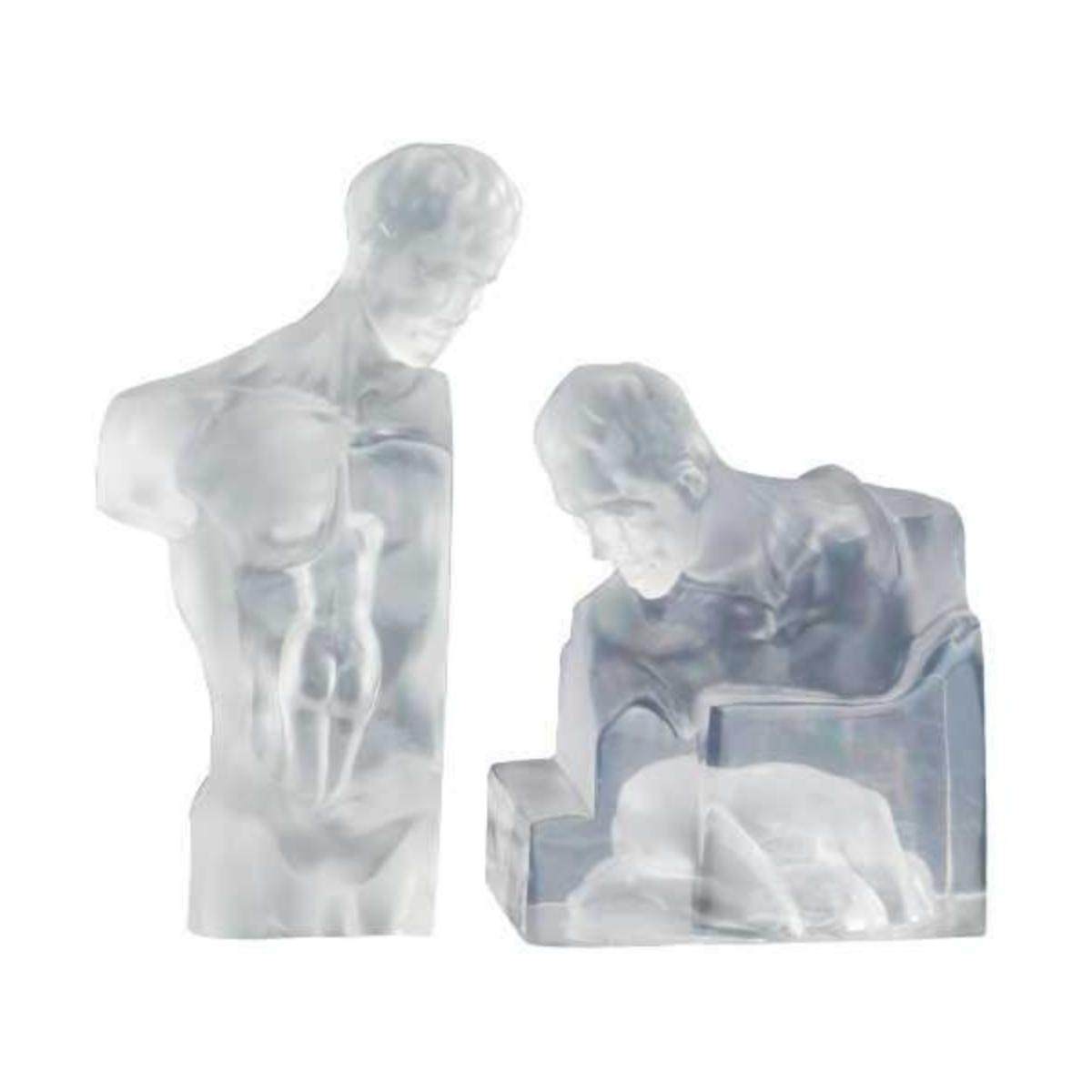 欧式透明树脂人像雕塑艺术品摆件样板房酒柜售楼处装饰品创意摆设,淘宝优惠券,粉丝福利购,淘宝优惠卷