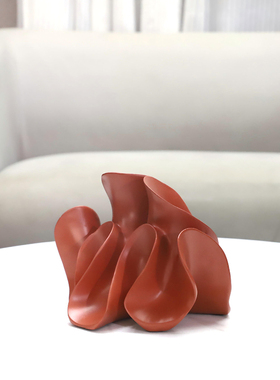 几何树脂花瓣工艺品灯笼花摆件