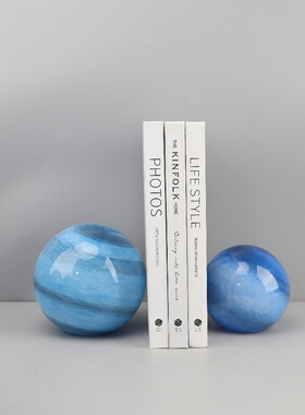 简约玻璃星球太阳八大行星摆件