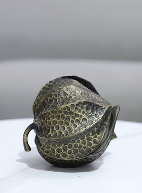 几何棉花壳灯笼果造型装饰摆件