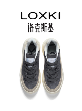 LOXKI休闲板鞋潮鞋百搭耐磨防滑