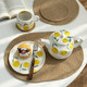 Anmuliangpin Japanese pastoral ins style linen weaving dining table mat heat insulation mat anti-scalding pots and bowls and dishes mats