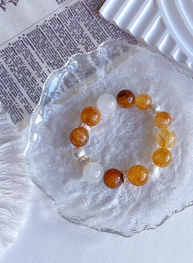 [金山银山]雪花幽灵黄金大颗粒珠子霸气大方金灿灿浓色胶花超耐看