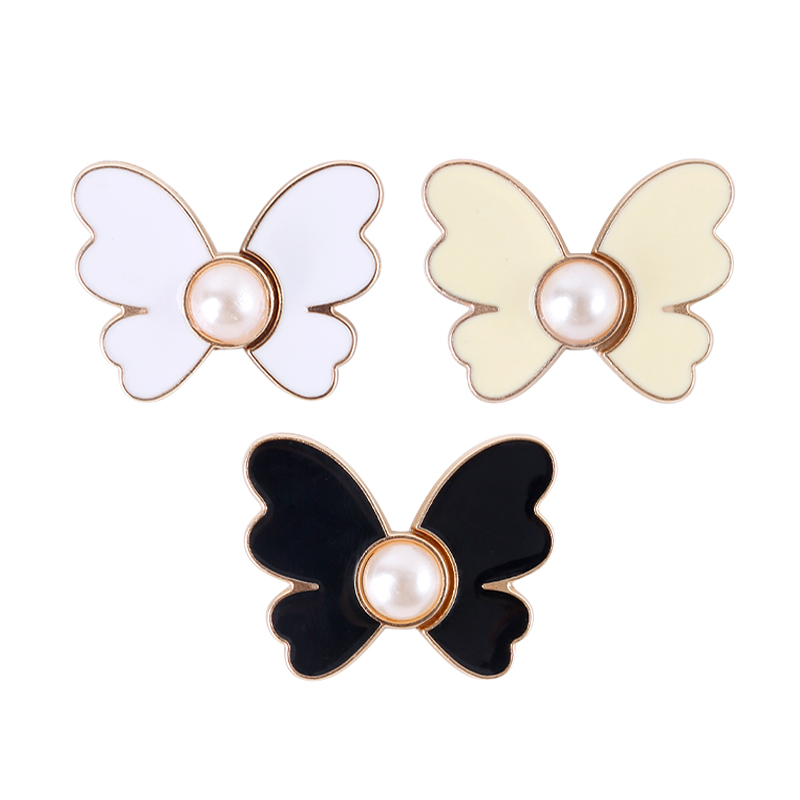 蝴蝶收腰扣子免打孔裤子裙子牛仔裤腰围改小固定神器珍珠收紧纽扣 - 图3