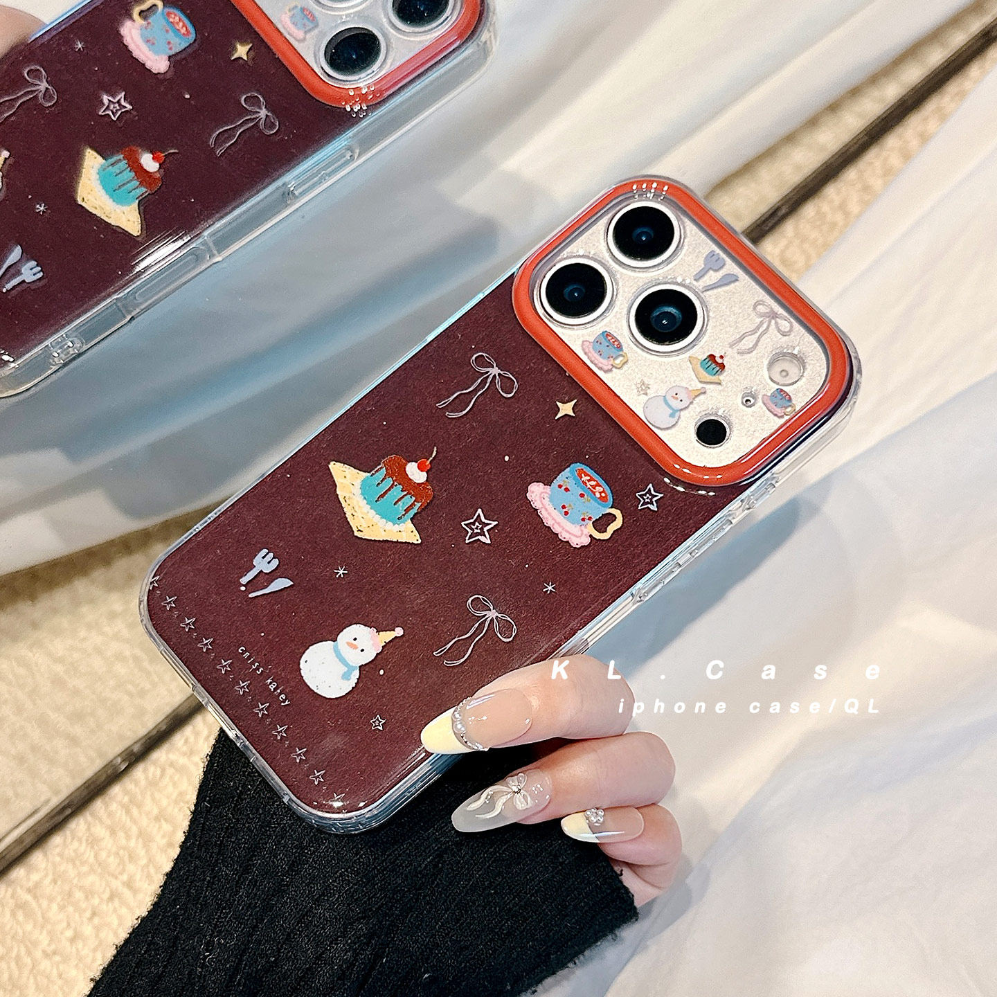 壳侣 韩系简约复古咖啡蛋糕适用苹果17手机壳iPhone17promax新款16防摔保护套15硅胶14全包13小众高级感女软p,淘宝优惠券,粉丝福利购,淘宝优惠卷