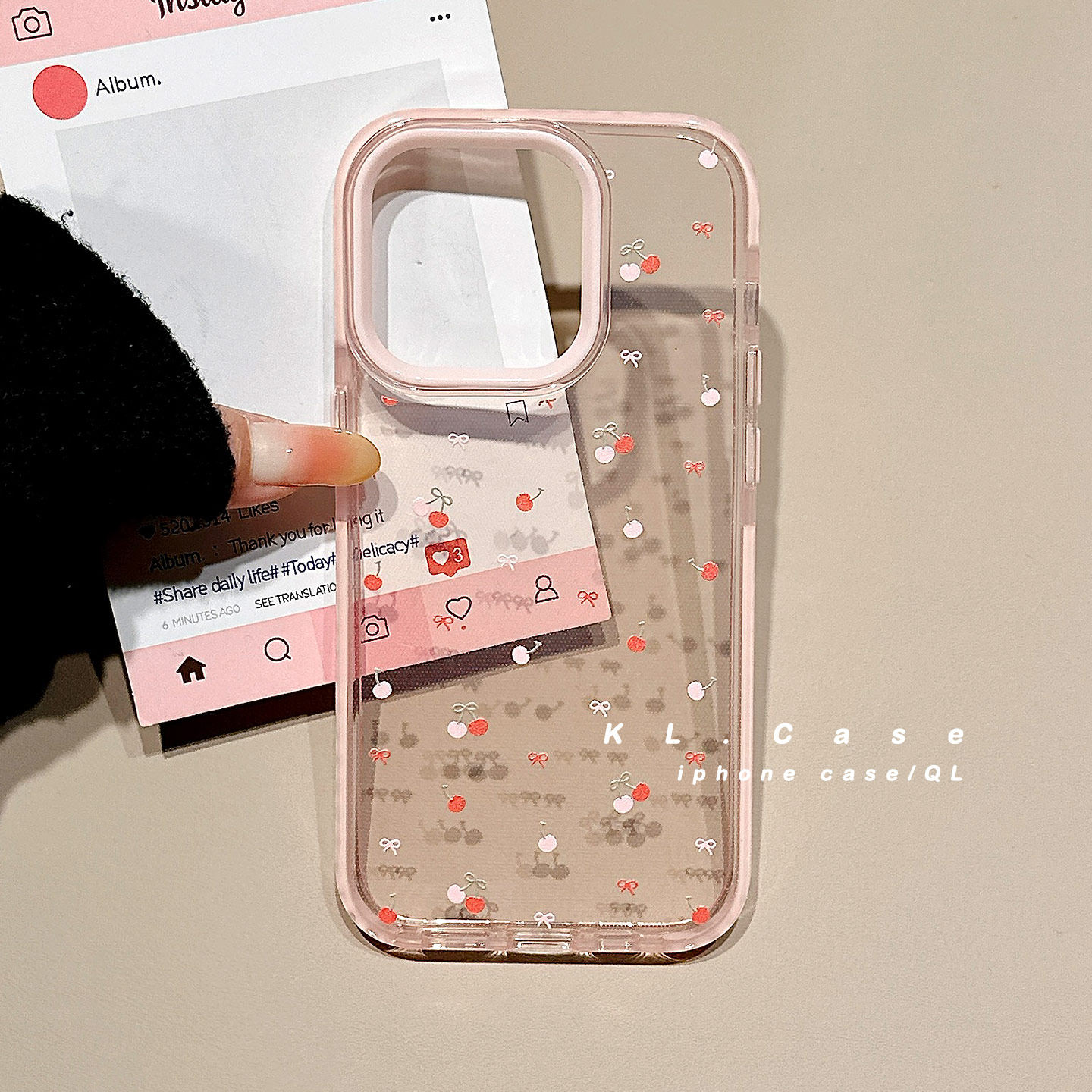 简约少女心小樱桃适用于苹果16手机壳iPhone15ProMax新款13保护套14硅胶Pro全包12防摔11软壳超薄高级感ins女,淘宝优惠券,粉丝福利购,淘宝优惠卷