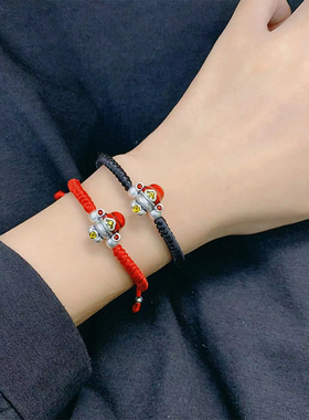 999足银财神爷转运红绳