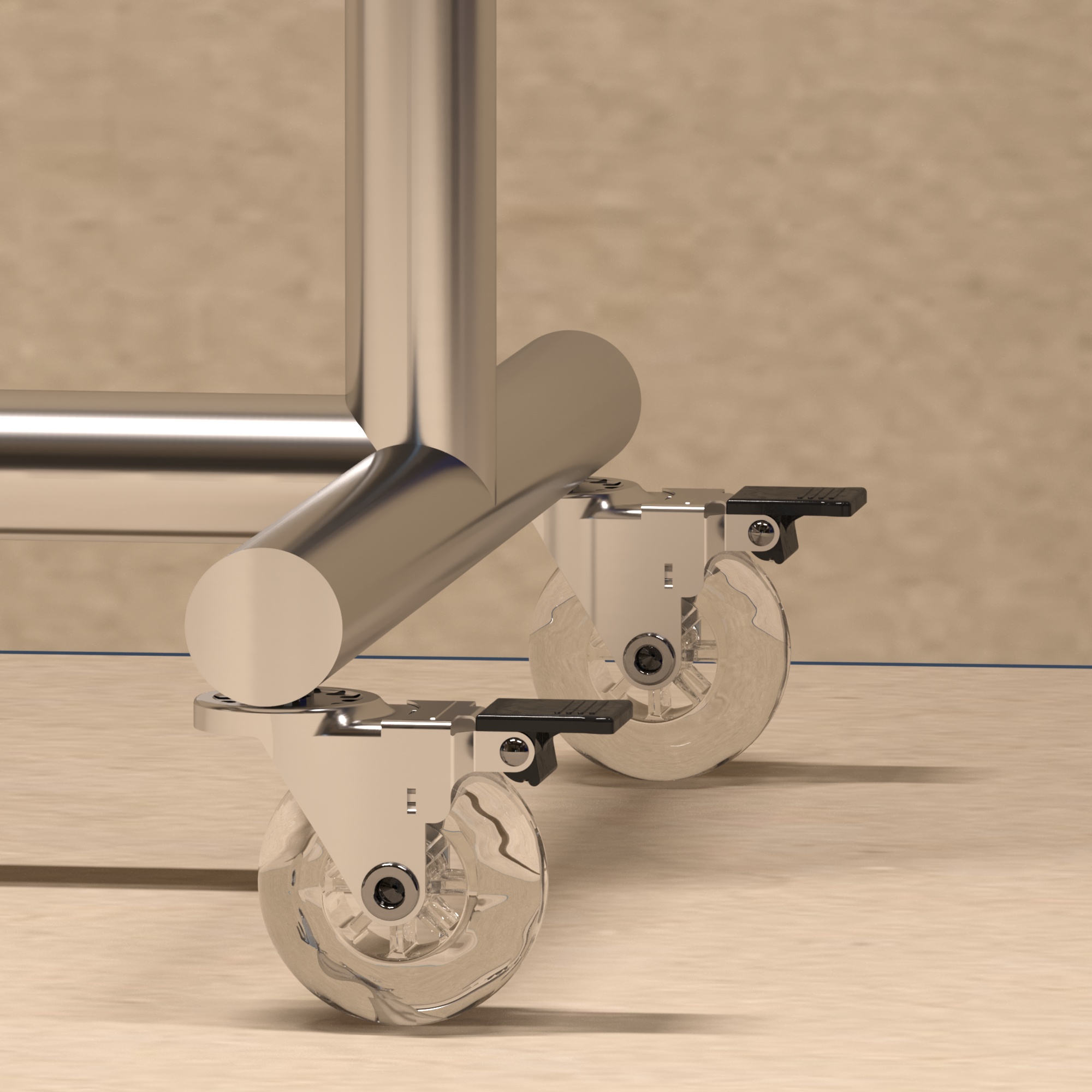 服装店展示架移动落地式货架男女装带轮挂衣架不锈钢晾晒衣帽架子 - 图2