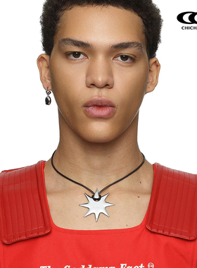 CHICHABOOM钛钢皮绳男女同款项链