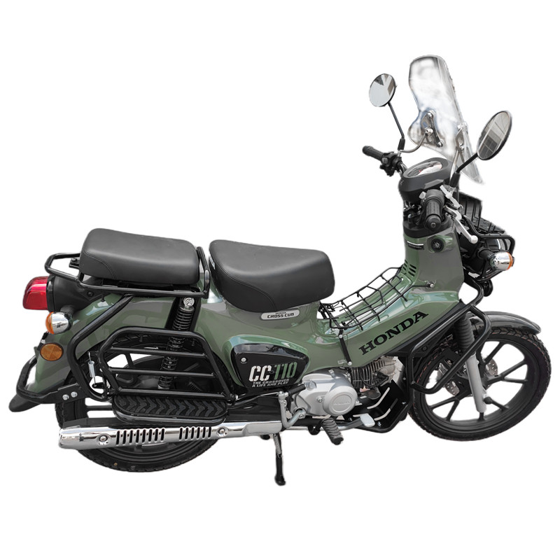 适用于本田幼兽CC110摩托车前挡风玻璃改装高清风挡CROSS CUB 110_虎窝淘