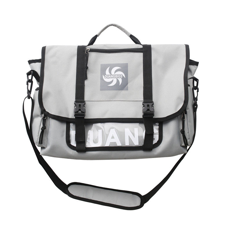 日系斜挎包男潮牌大容量单肩包机能工装书包斜背包学生上课通勤包,淘宝优惠券,粉丝福利购,淘宝优惠卷